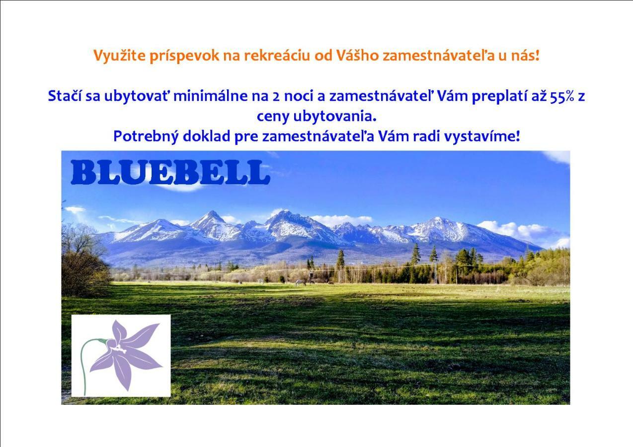 Апартаменты Bluebell Mengusovce Экстерьер фото